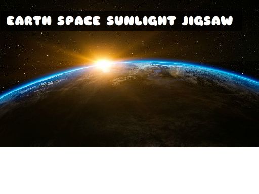 EARTH SPACE SUNLIGHT JIGSAW online Puzzle game