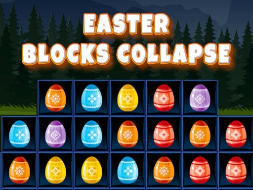Easter Blocks Collapse online Puzzle game
