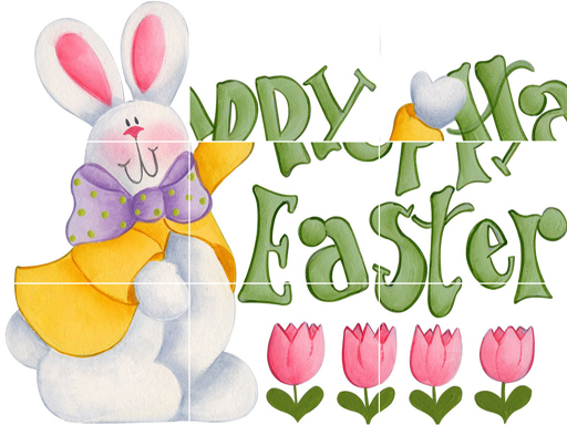 Easter Bunny Slide online Puzzle game