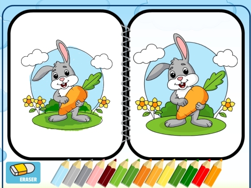 Easter Coloring online Puzzle game