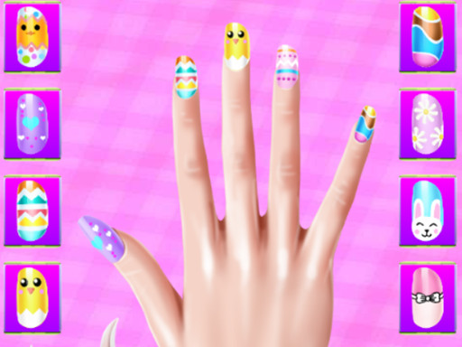 Easter Nails Design online Girls game