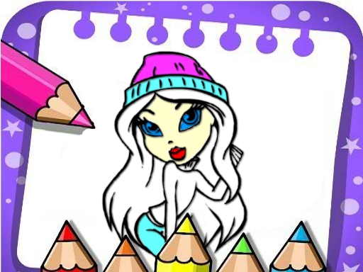 Easy Bratz Coloring online game