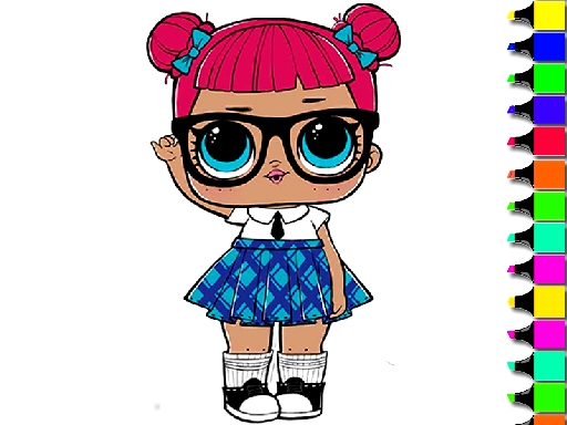 Easy Kids Coloring LOL online game