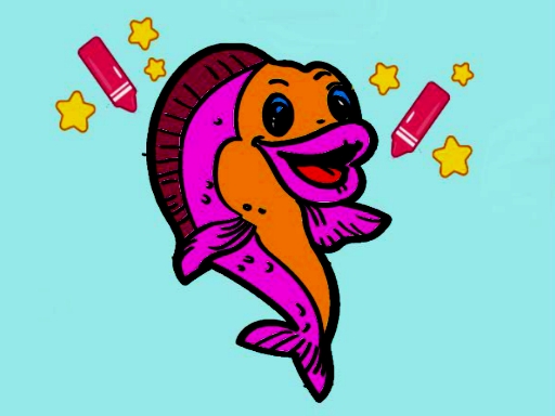 Easy To Paint GoldFish online game