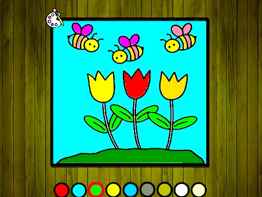 Easy to Paint Spring Time online game