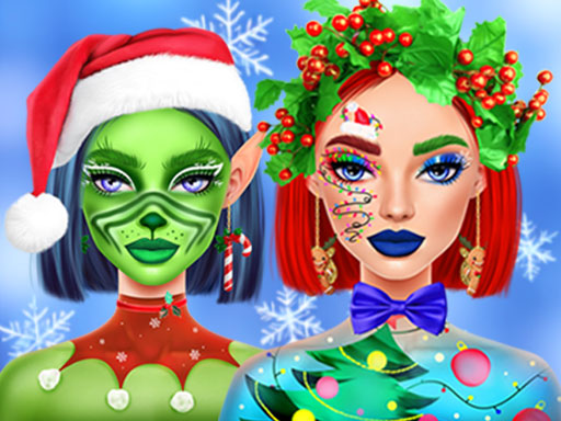 Ellie Christmas Makeup online game