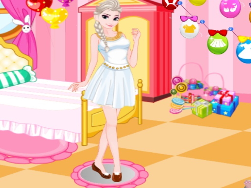 Elsa dress-up online game
