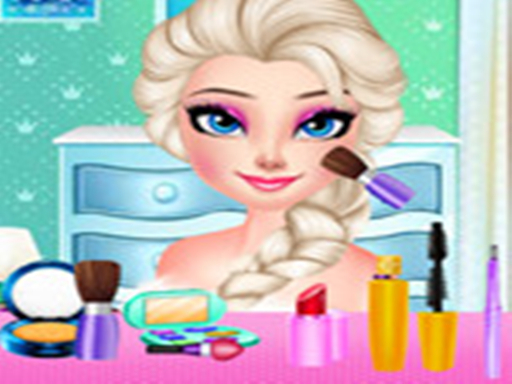 Elsa Dresser Decorate And Makeup online game