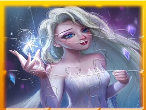 Elsa Frozen Jigsaw Puzzle online Puzzle game