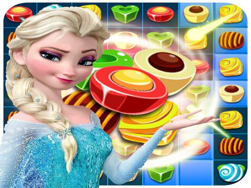 Elsa Sweet Candy match-3 online game