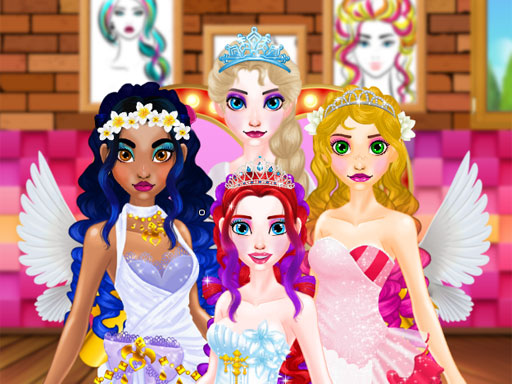 Elsa - Wedding Hairdresser For Princesses online Girls game