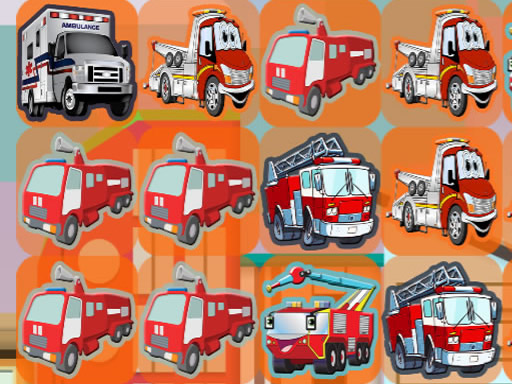 Emergency Trucks Match 3 online game