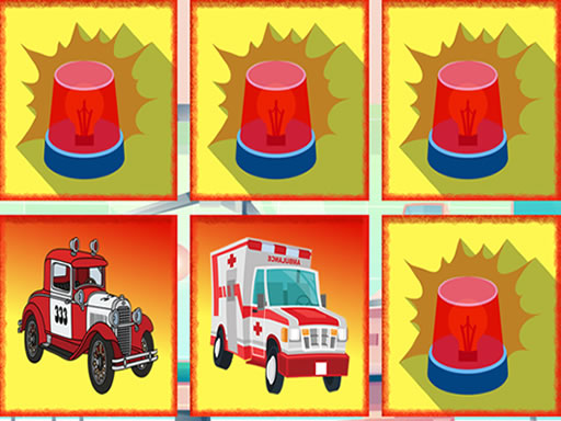 Emergency Trucks Memory online game