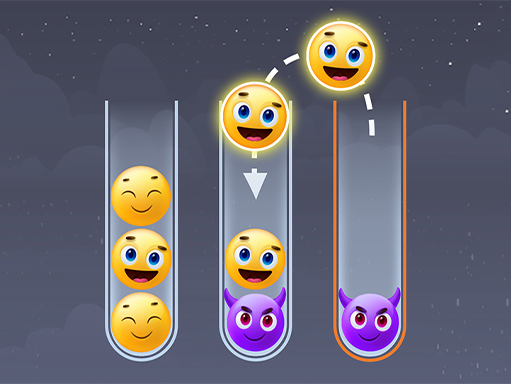 Emoji Sort Master online Puzzle game