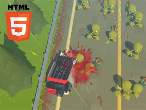 Endless Car Driving Zombie Zmash online Racing game