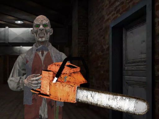 Evil Grandpa: Chainsaw Killer online Shooting game
