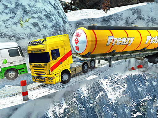 Extreme Winter Oil Tanker Truck Drive online Boys game