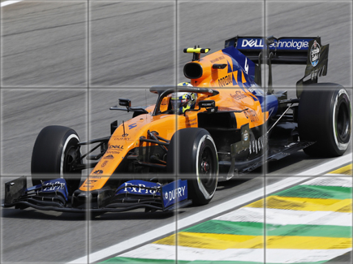 F1 Slide Puzzle online game