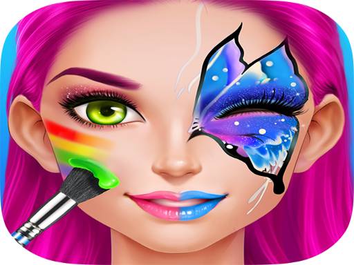 Face Paint Costume Party Girls Salon online game