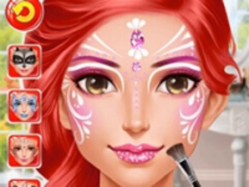 Face Paint Party - Girls Makeover Salon online game