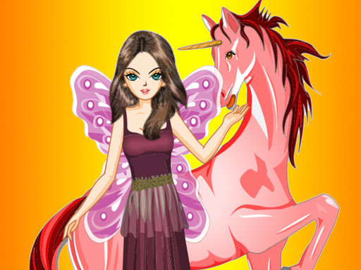 Fairy and Unicorn online Girls game