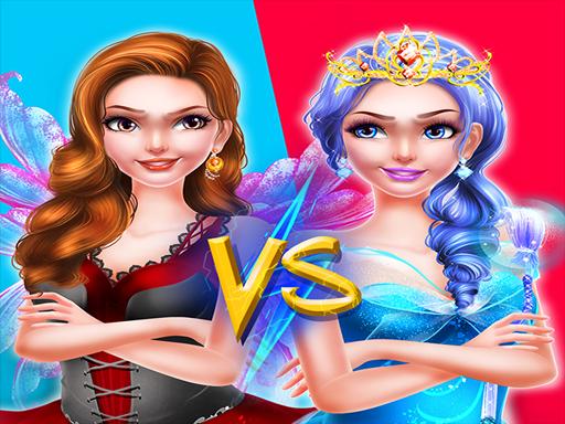 Fairy Princess Dress Up VS Witch Makeup online game