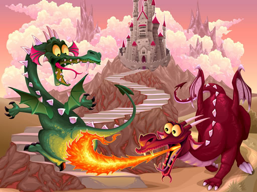 Fairy Tale Dragons Memory online game