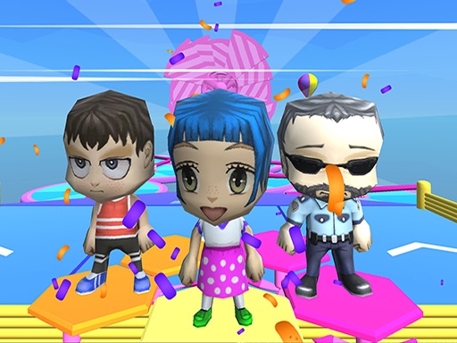 Fall Girls Run Multiplayer online game
