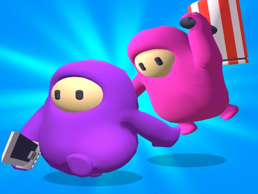 Fall Heroes Fun Guys Run online Hypercasual game