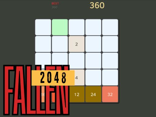 Fallen 2048 online game