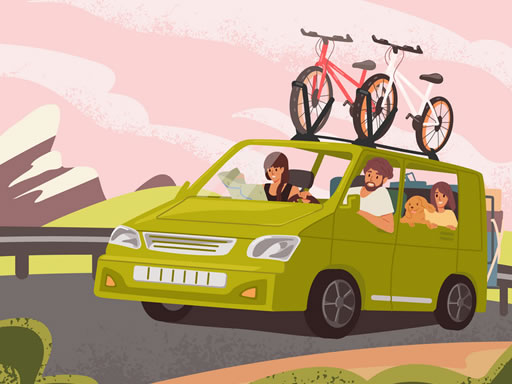 Family Travel Jigsaw online game