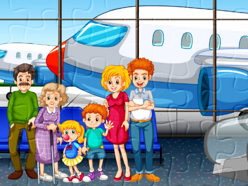 Family Travelling Jigsaw online game