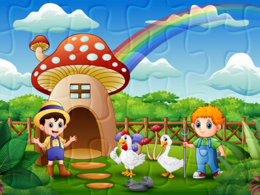Farm Animal Jigsaw online Puzzle game