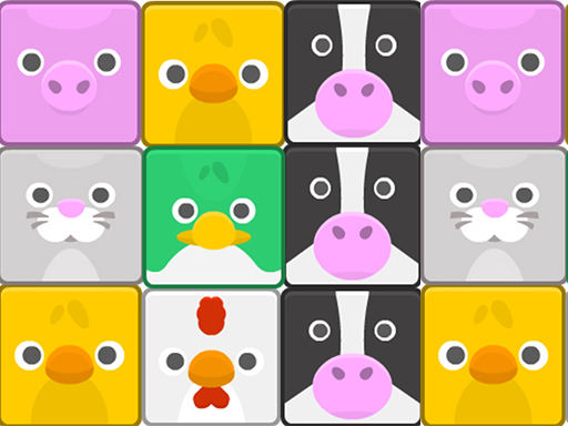 Farm Animals Dash online Clicker game
