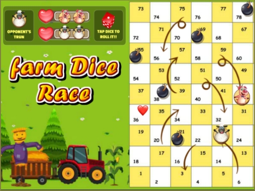 Farm Dice Race online Puzzle game