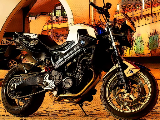 Fast Motorbikes Jigsaw online game