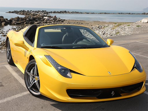 Ferrari 458 Spider Slide online game