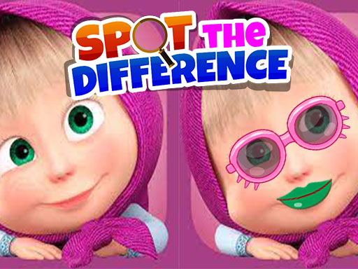 find differences - Masha and bear online Puzzle game