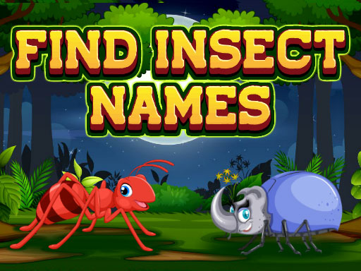 Find Insect Names online game