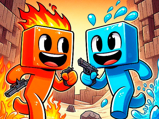 Fire and Water Blockman online game