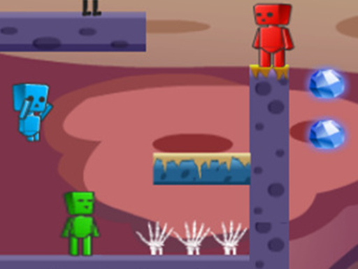 Fire And Water In Zombies World 2 online game