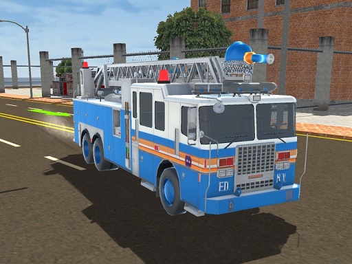 Fire Truck Driving Simulator 2024 online Action game