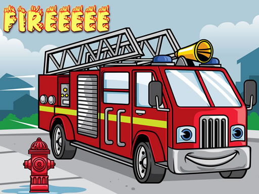 Fire Truck Jigsaw online game