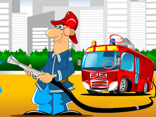 Fire Trucks Differences online game