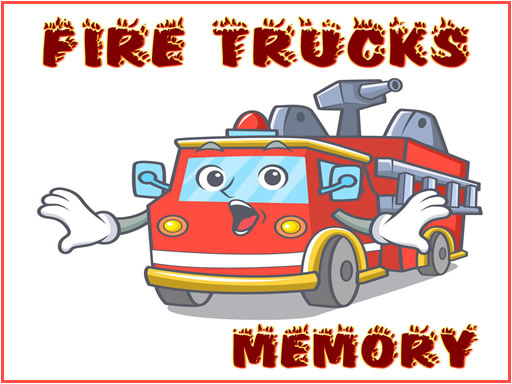 Fire Trucks Memory online game