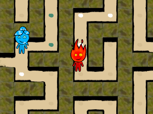 Fireboy and Watergirl Maze online game