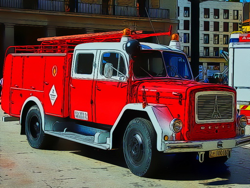 Firetruck Puzzle online game