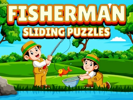 Fisherman Sliding Puzzles online Puzzle game
