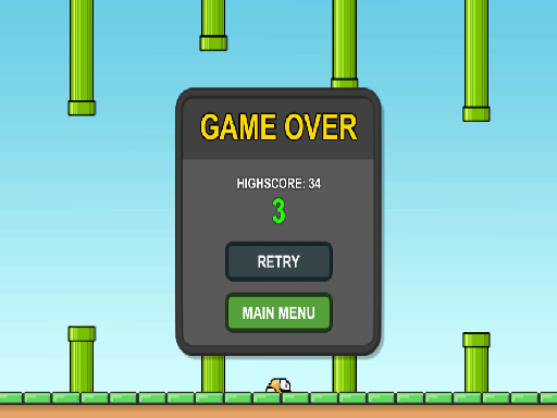 Flappy Bird 2D game online Clicker game