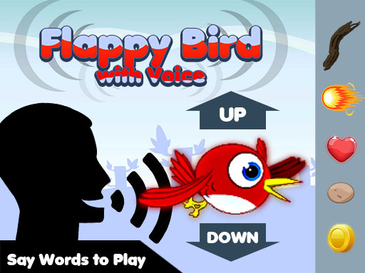 Flappy Bird Play with Voice online Arcade game